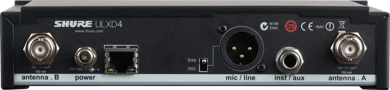 Sistem radio Shure ULXD24/Beta58 V7 (Black)