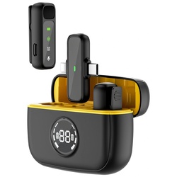 Беспроводной петличный микрофон Wiwu Wi-WM003 (Black) Thumb