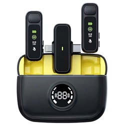 Беспроводной петличный микрофон Wiwu Wi-WM003 (Black) Thumb