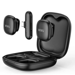 Microfon cu buclă fara fir Wiwu Wi-WM006 (Black) Thumb