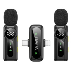 Microfon cu buclă fara fir Wiwu Wi-WM007 (Black) Thumb