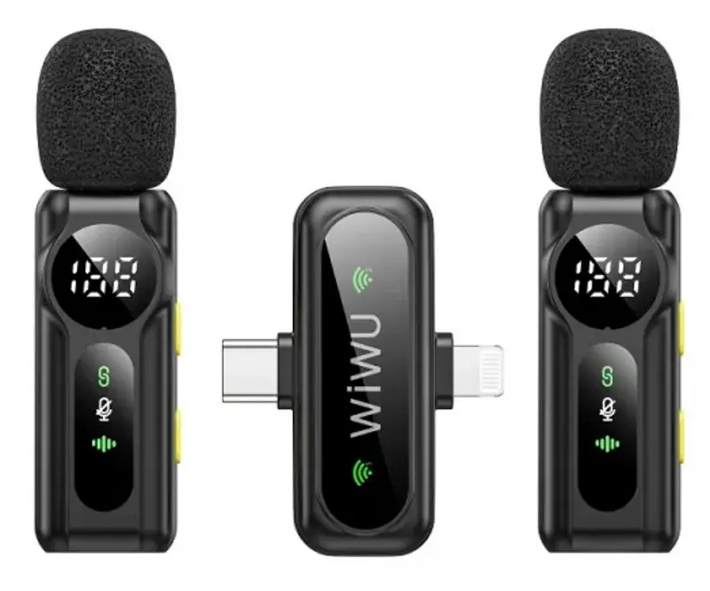 Microfon cu buclă fara fir Wiwu Wi-WM007 (Black) - 2