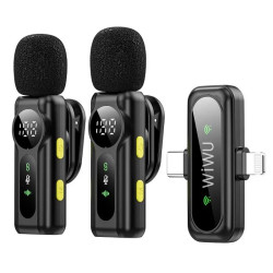 Microfon cu buclă fara fir Wiwu Wi-WM007 (Black) Thumb