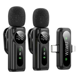 Microfon cu buclă fara fir Wiwu Wi-WM007 (Black)