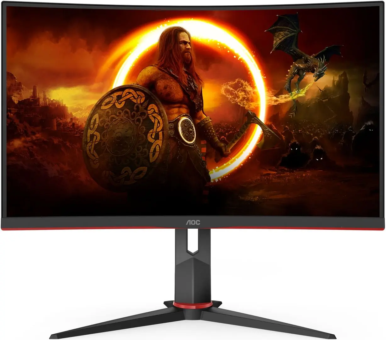 Monitor AOC C27G2ZU/BK (Black/Red)