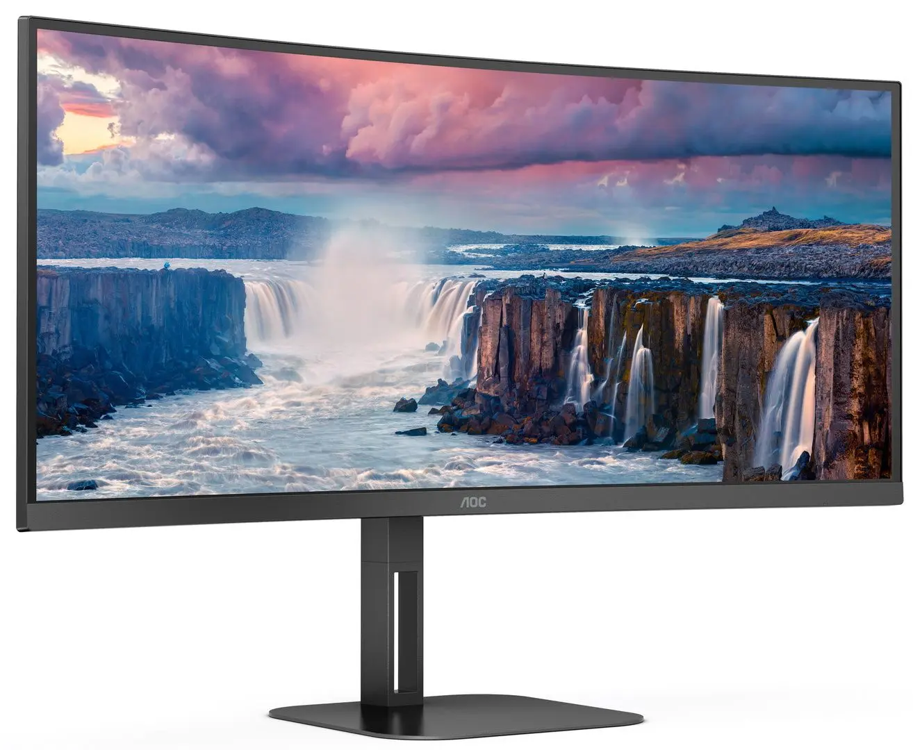 Monitor AOC CU34V5C/BK (Black) - 5