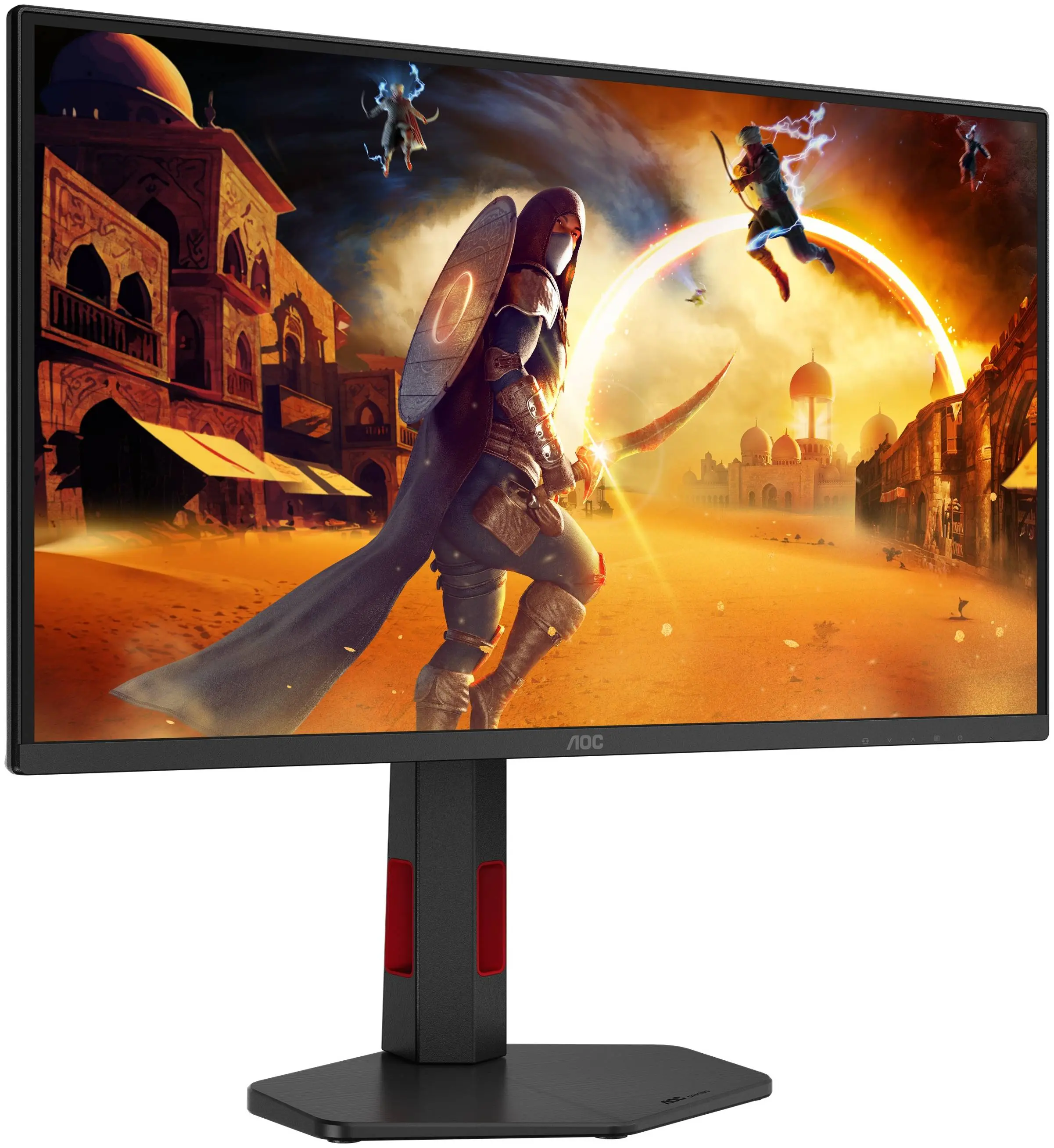 Монитор AOC Q25G4SR (Black/Red) - 3