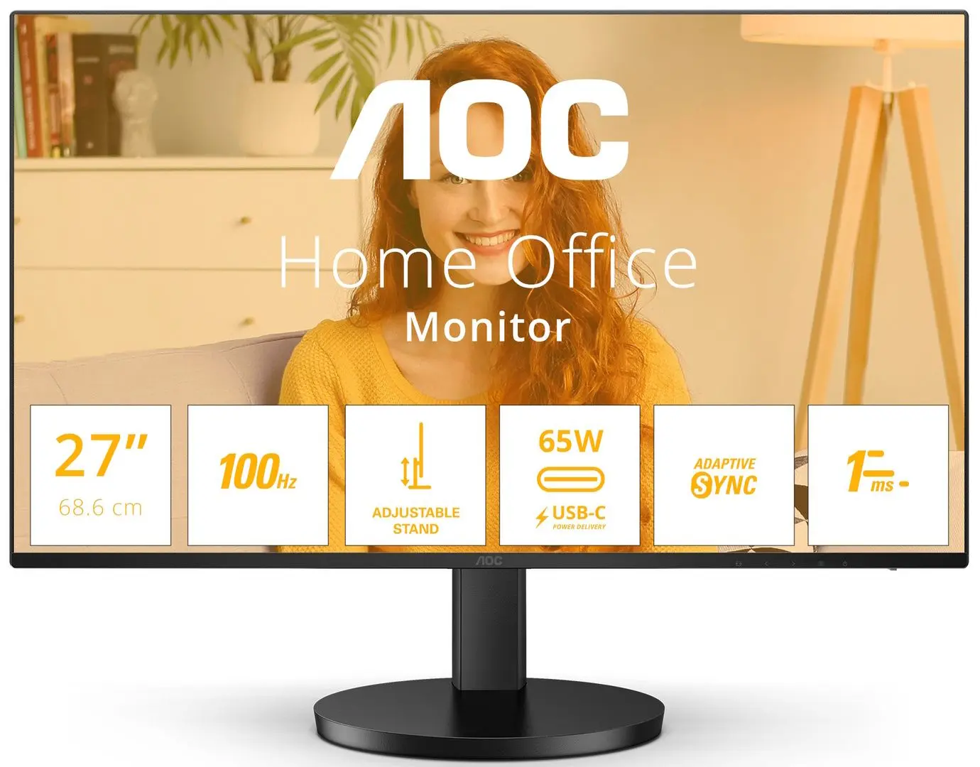 Монитор AOC Q27B3CF2 (Black)