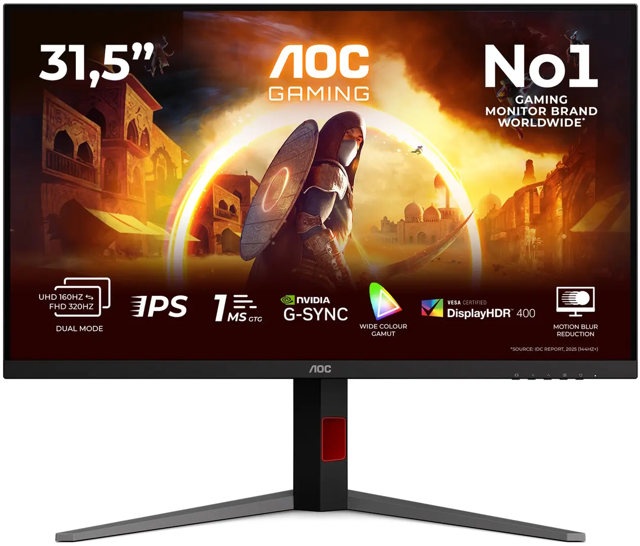 Monitor AOC U32G4U (Black)