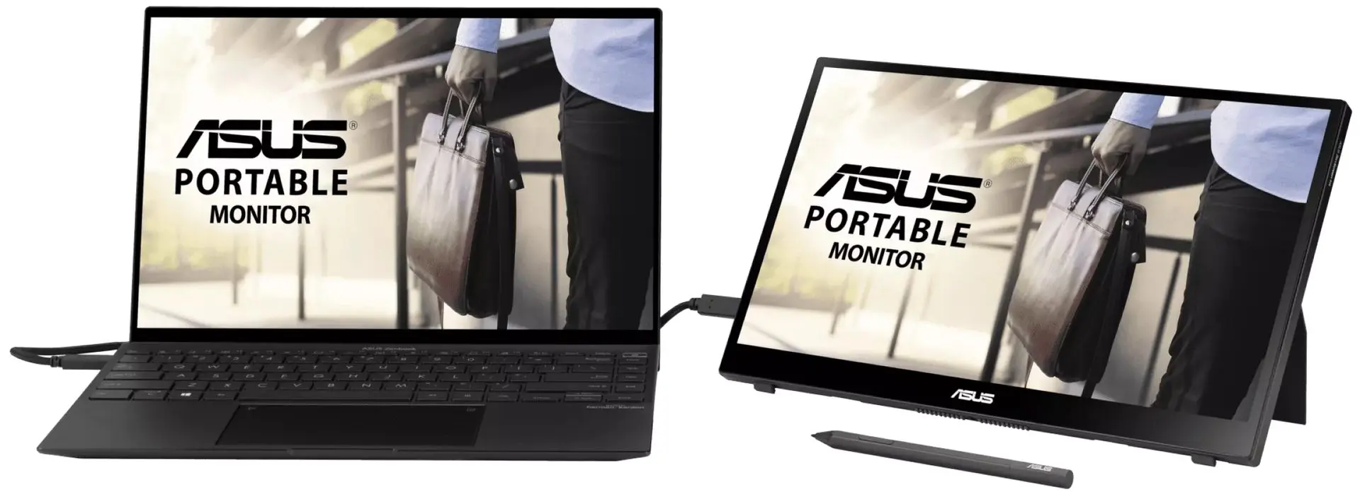 Monitor portabil Asus ZenScreen MB14AHD (Black) - 7