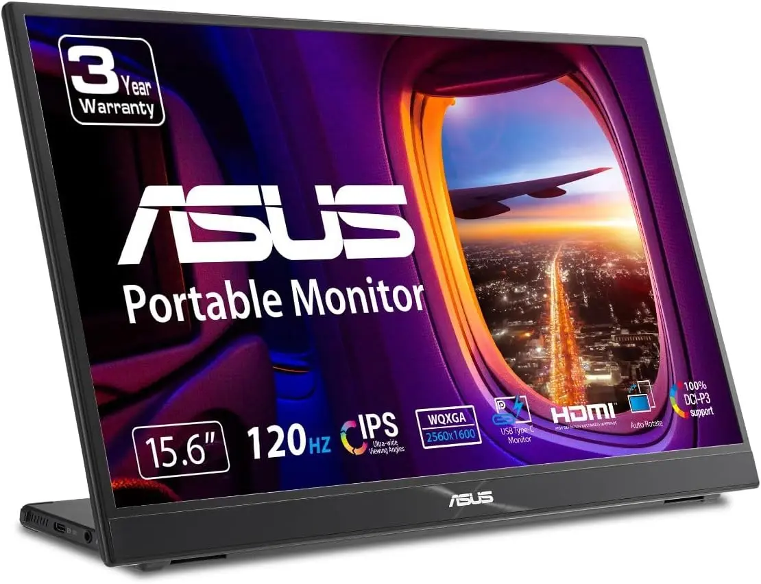 Портативный монитор Asus ZenScreen MB16QHG (Grey)