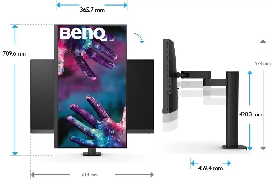 Monitor Benq PD2705UA (Black) - 2