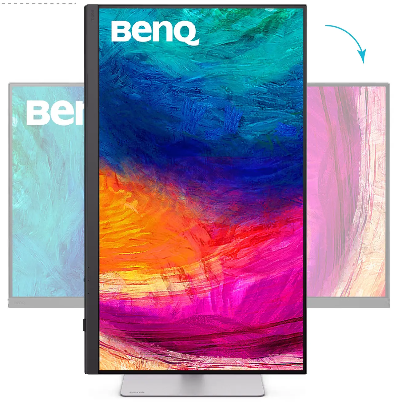 Монитор Benq PD3226G (Silver/White) - 4