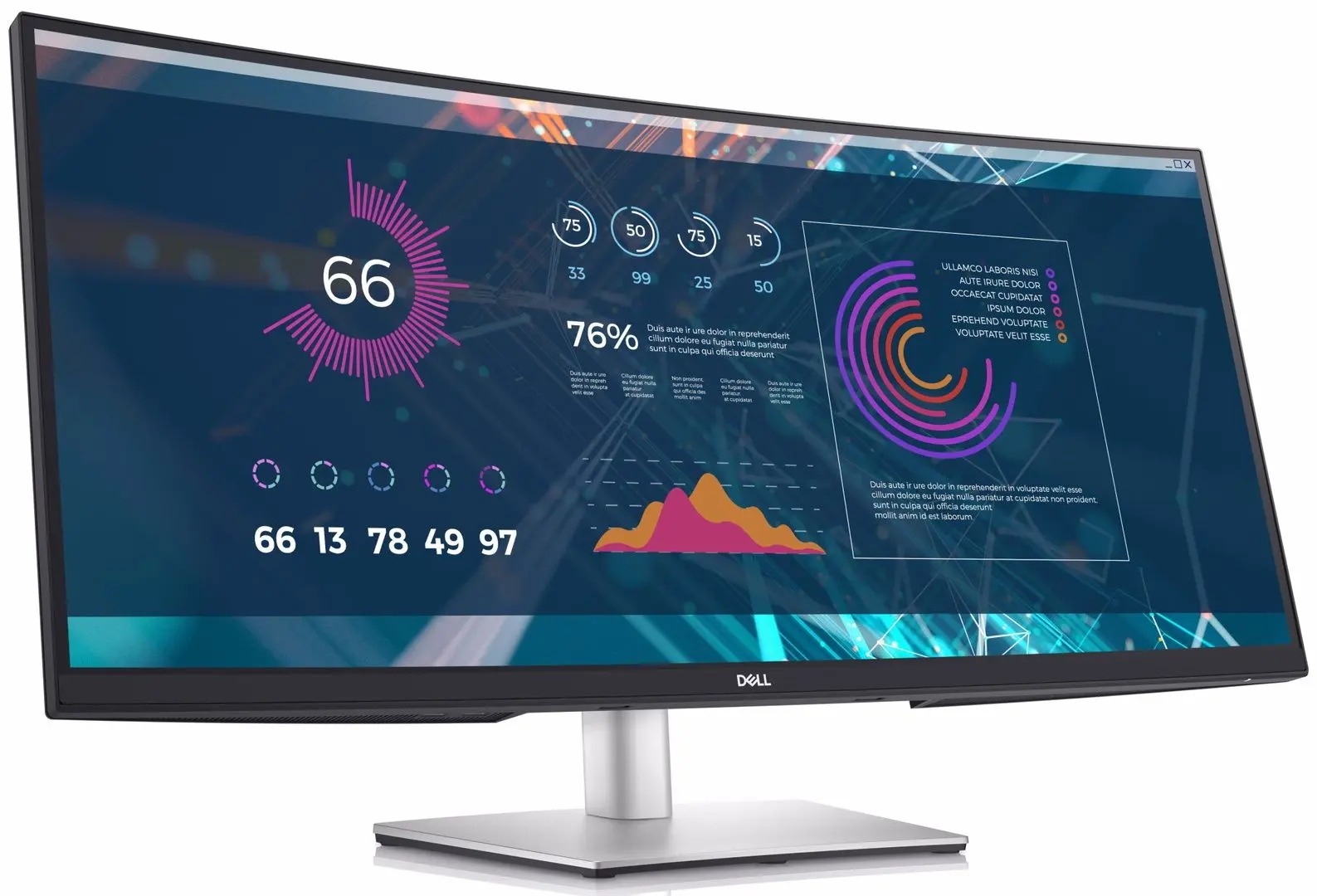 Monitor Dell 34'' P3421W (Black/Grey)