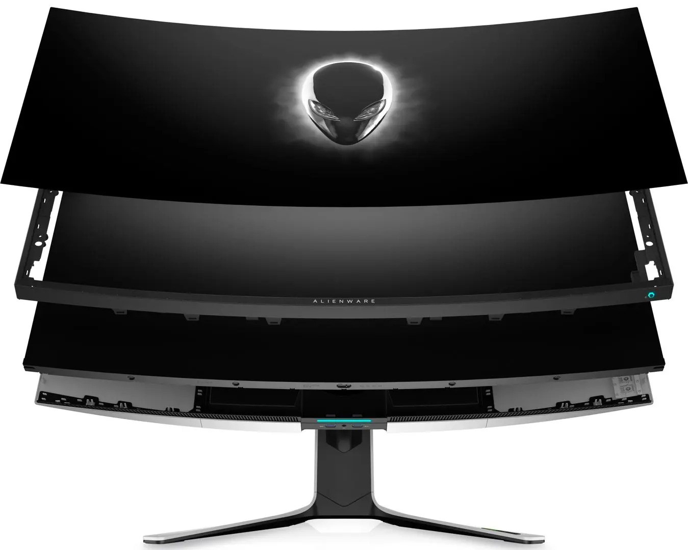 Монитор Dell 37.5'' AW3821DW (Black/Silver)