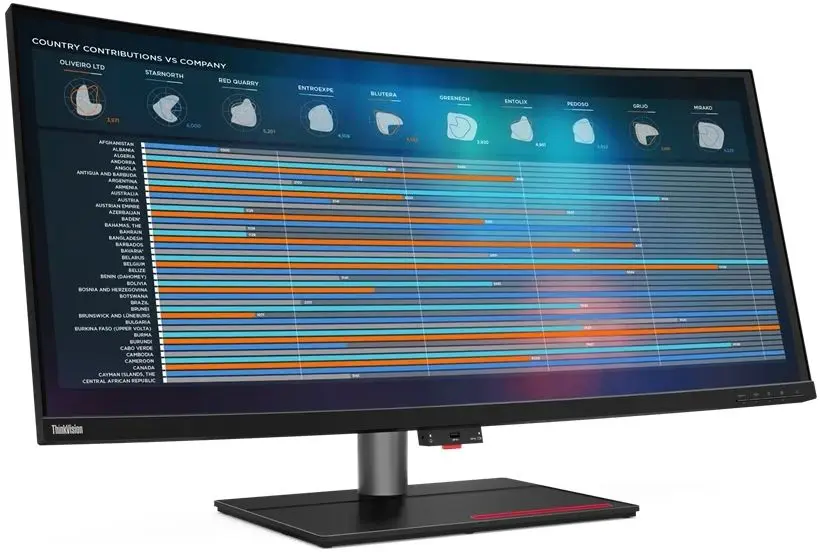 Монитор Lenovo 39.7'' ThinkVision P40w-20 62C1GAT6EU (Black)
