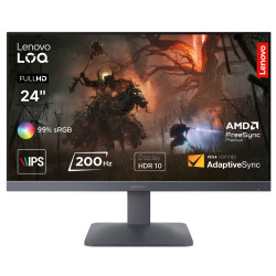 Монитор Lenovo LOQ 24-10 (Black/Gray) Thumb