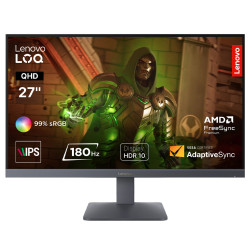 Монитор Lenovo LOQ 27Q-10 (Black/Gray) Thumb