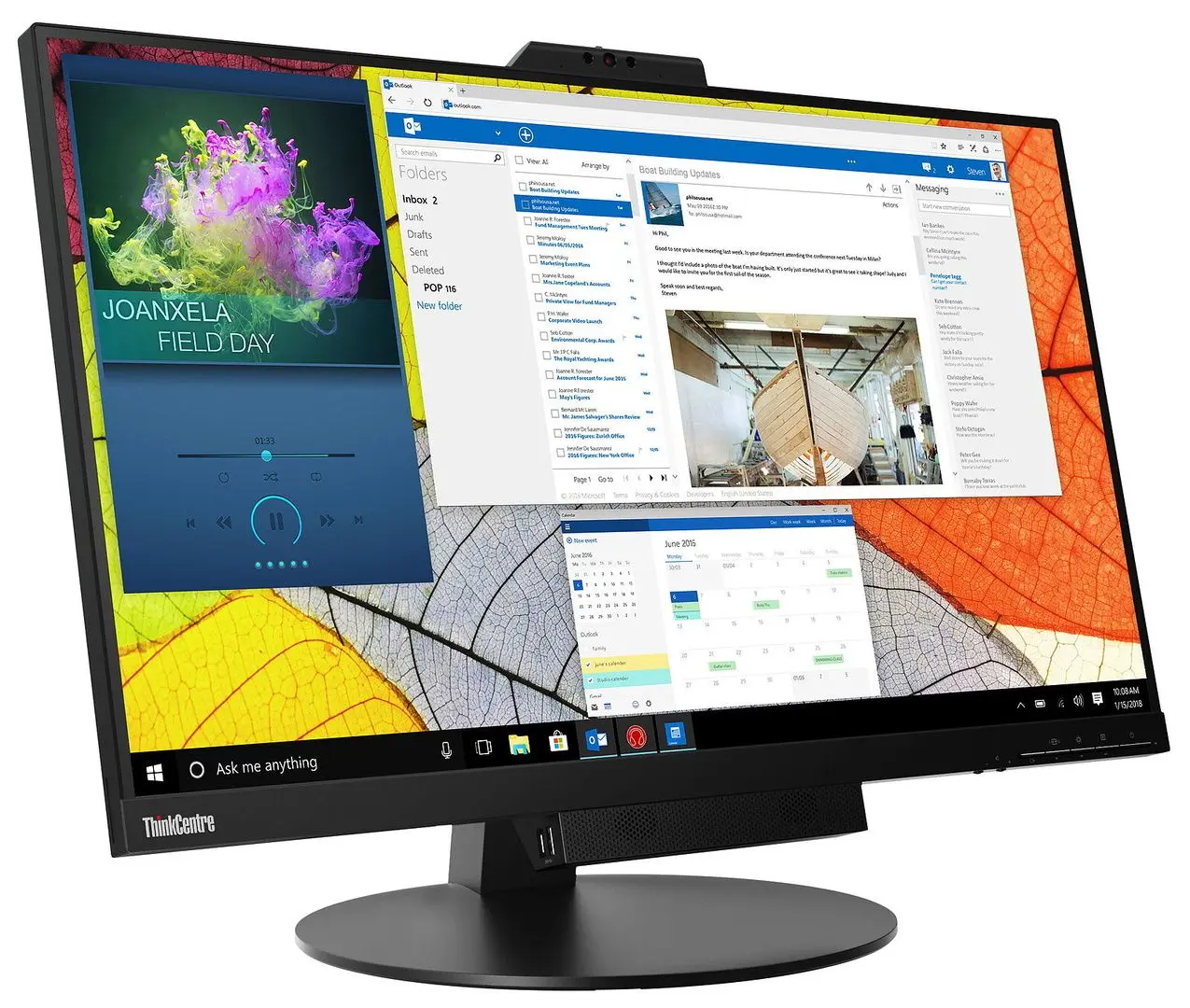 Монитор Lenovo ThinkCentre Tiny-In-One 27 (Black)