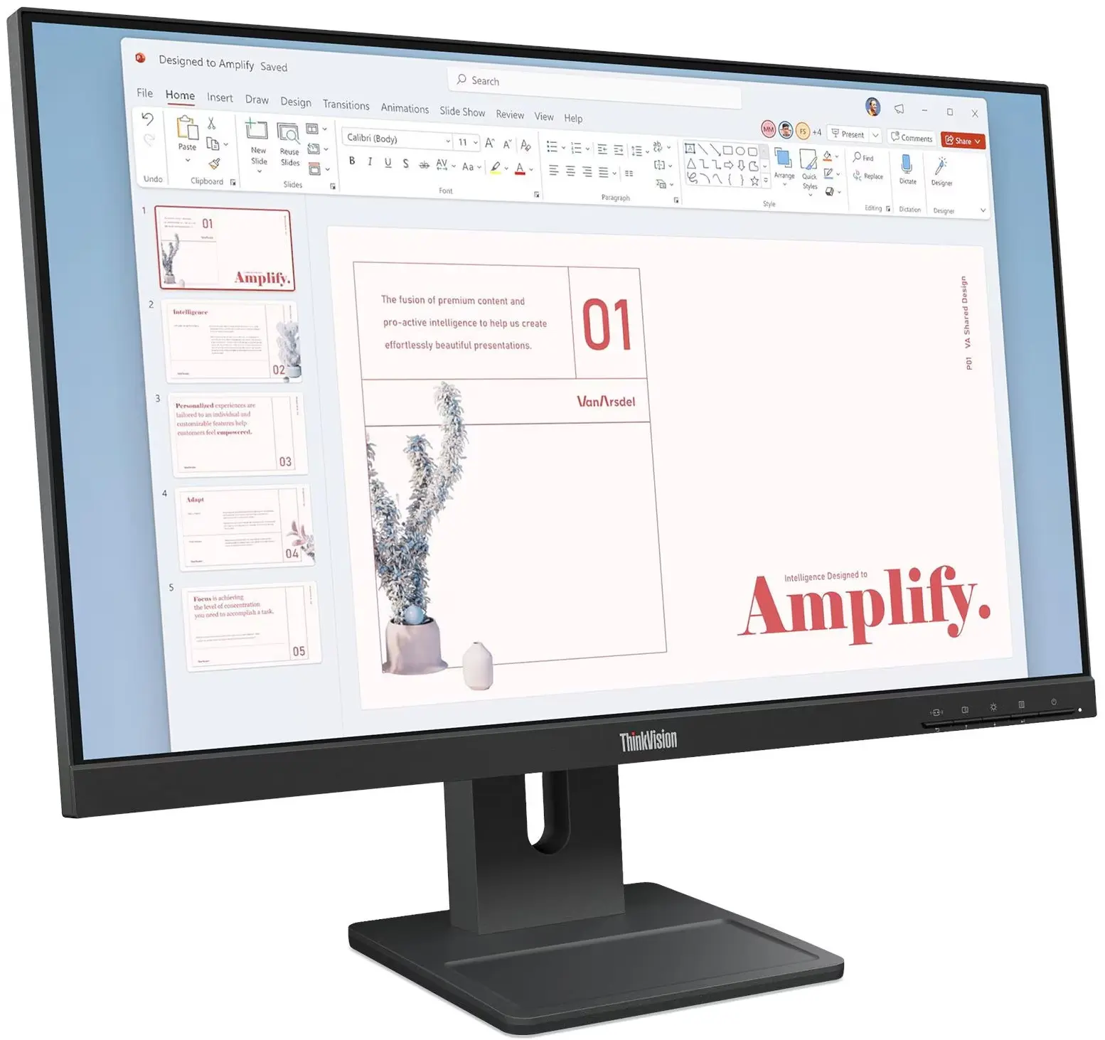 Monitor Lenovo ThinkVision E24-40 (Black) - 2