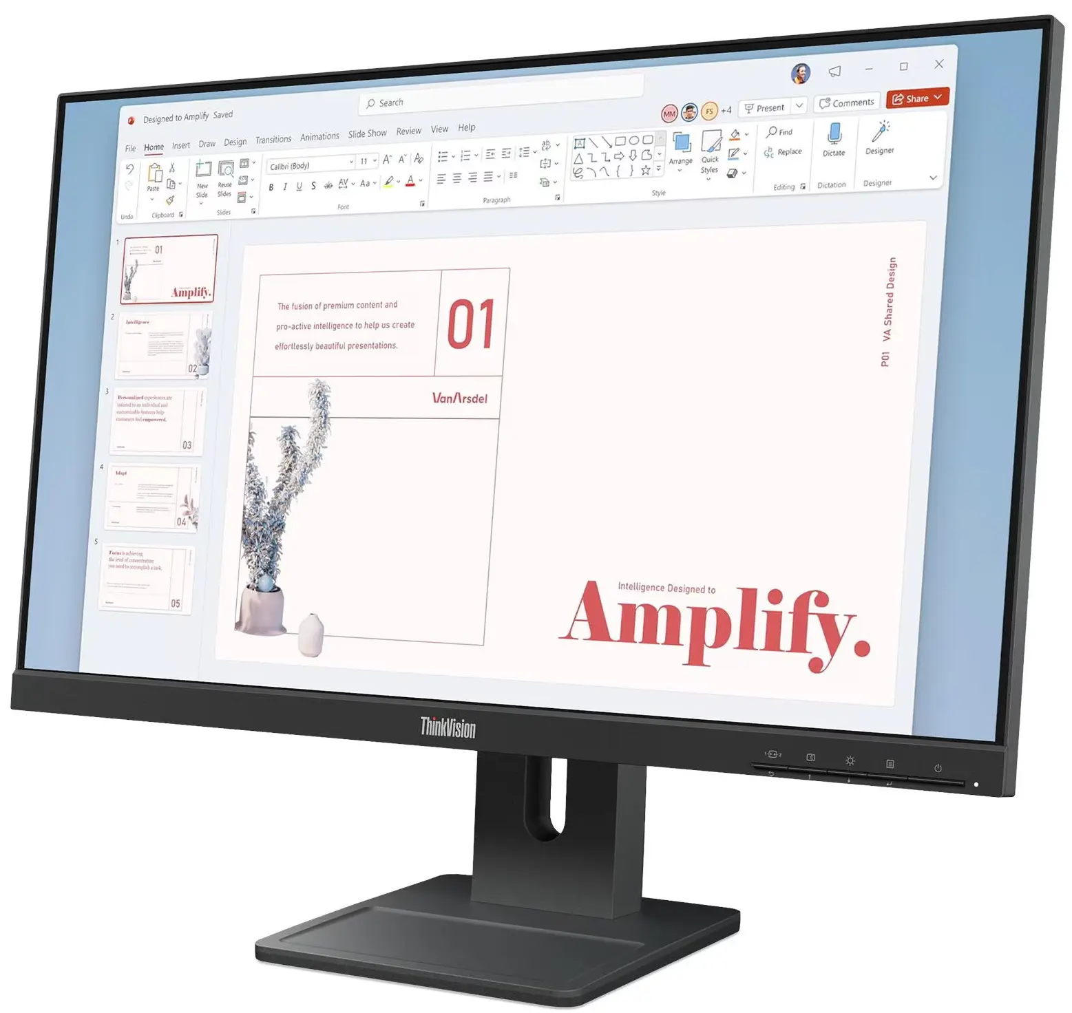 Монитор Lenovo ThinkVision E24-40 (Raven Black)
