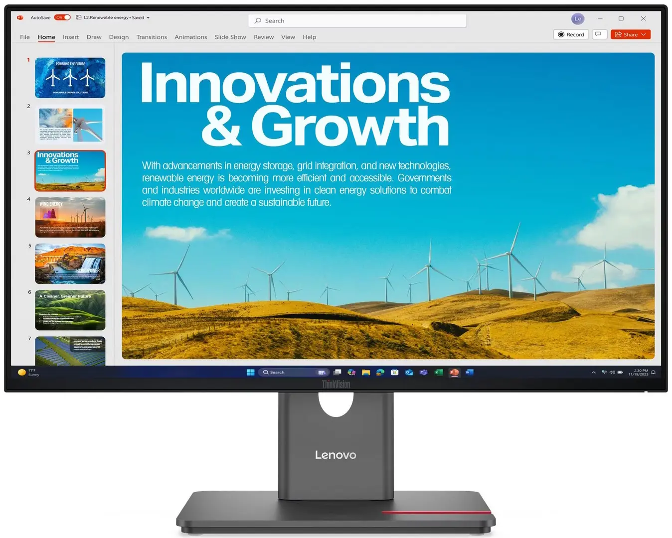 Monitor Lenovo ThinkVision P24QD-40 (Eclipse Black)