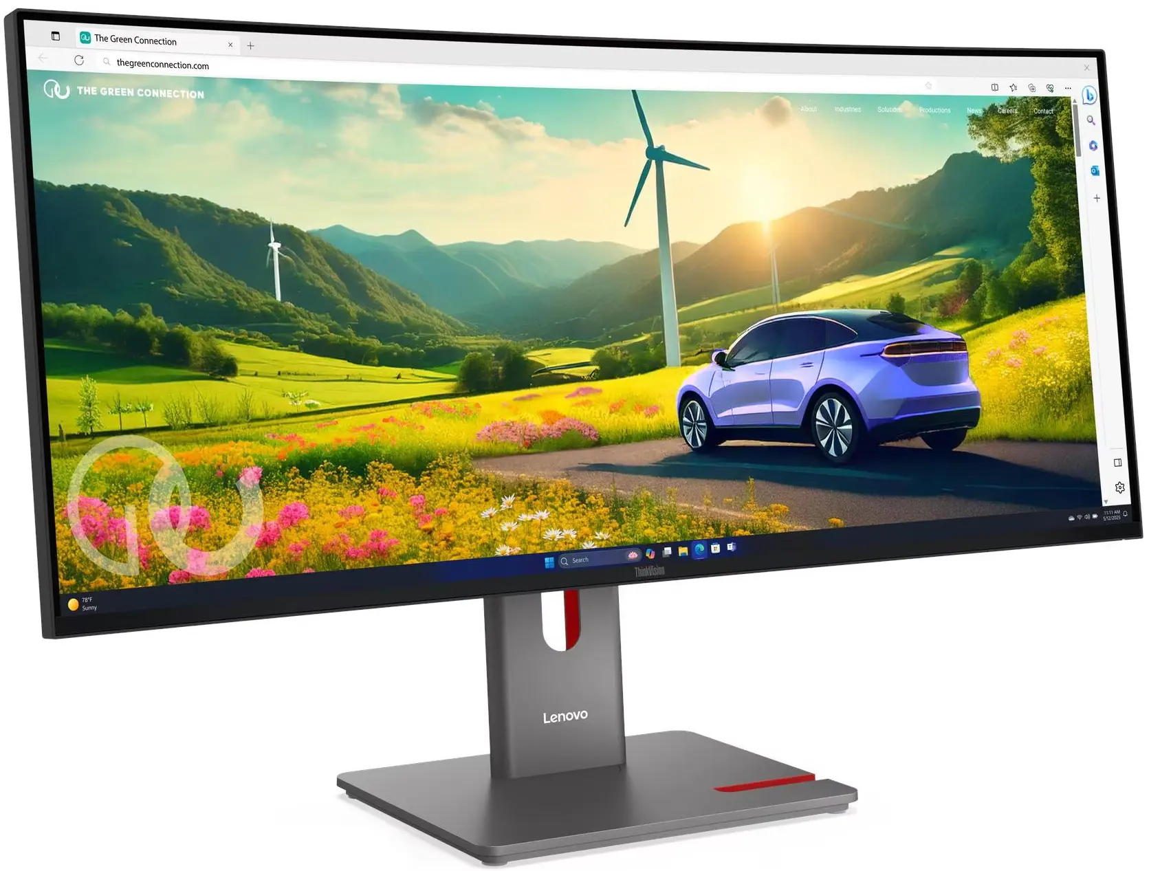 Monitor Lenovo ThinkVision P34WD-40 (Eclipse Black) - 2