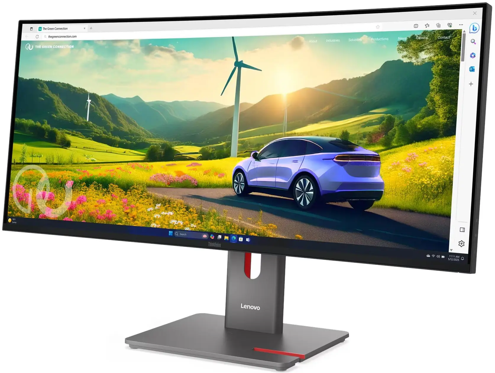 Monitor Lenovo ThinkVision P34WD-40 (Eclipse Black) - 3