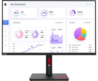 Monitoe Lenovo ThinkVision T32p-30 (Raven Black)