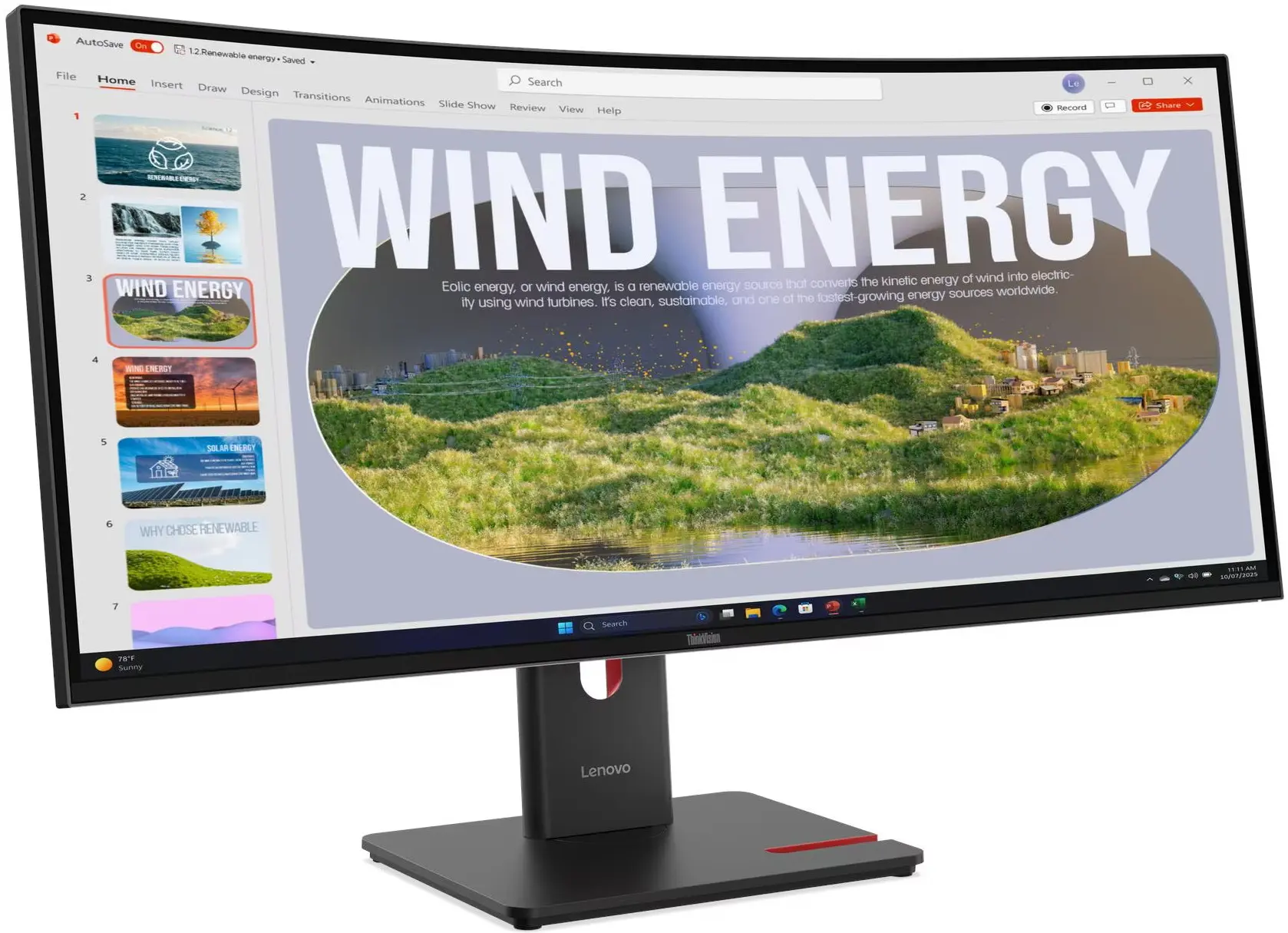 Monitor Lenovo ThinkVision T34WD-40 (Eclipse Black)