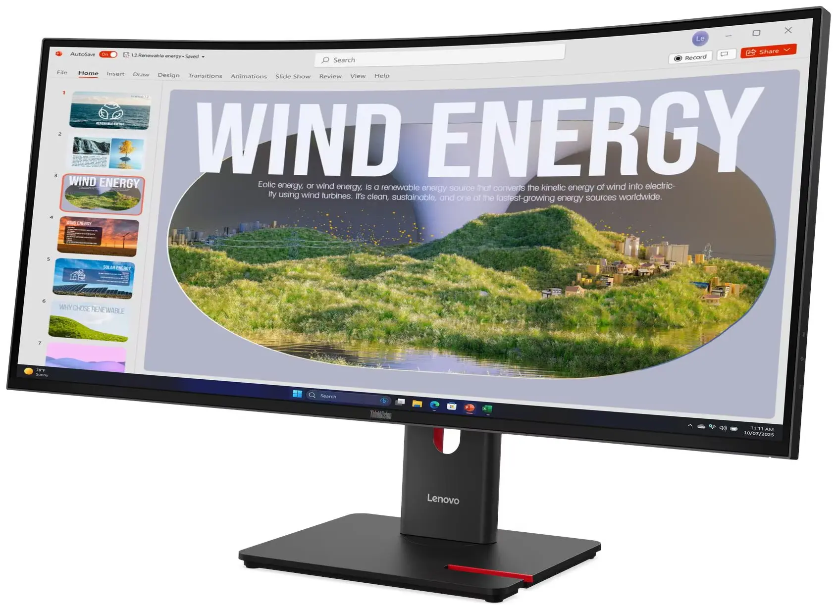 Monitor Lenovo ThinkVision T34WD-40 (Eclipse Black)