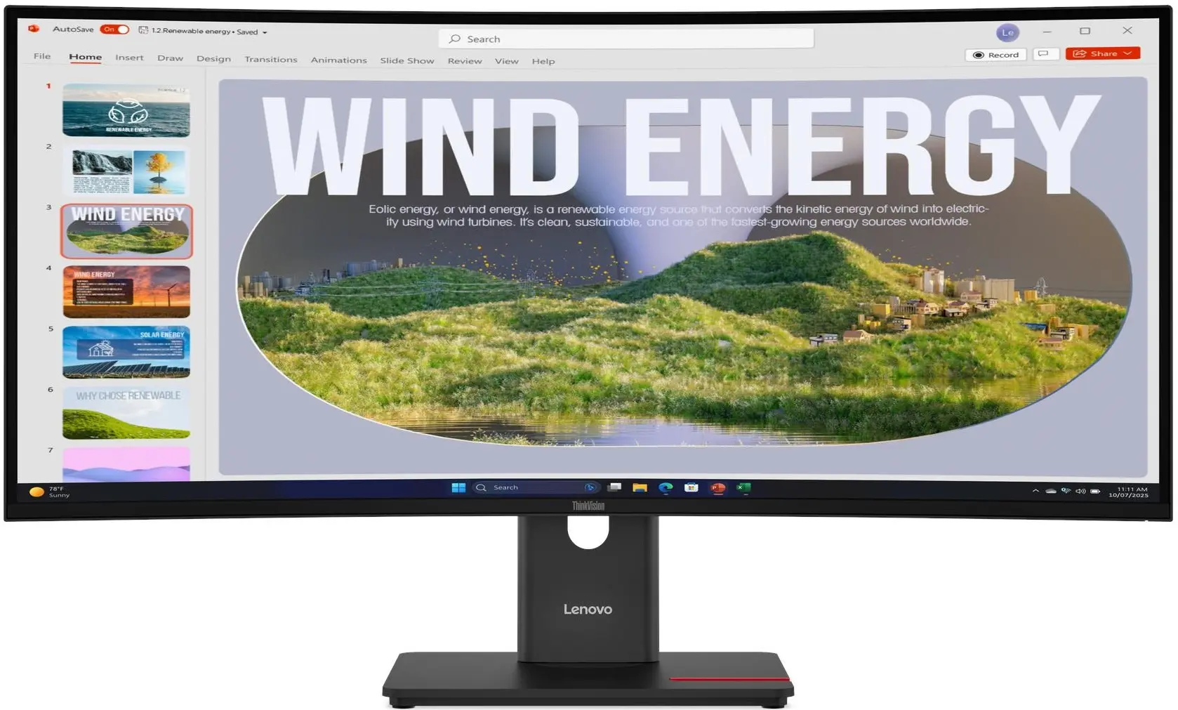 Monitor Lenovo ThinkVision T34WD-40 (Eclipse Black)