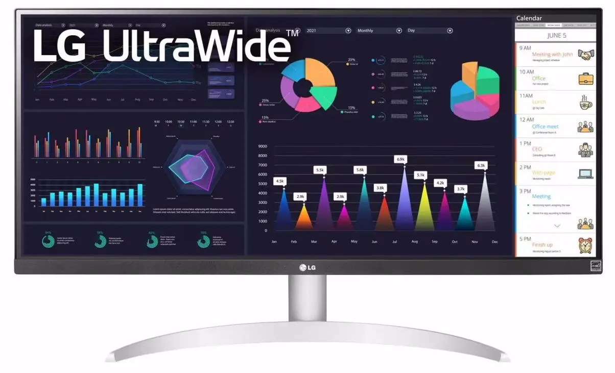 Monitor LG UltraWide 29WQ600-W (White)