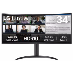 Monitor LG UltraWide 34WR55QK-B.AEU (Black)