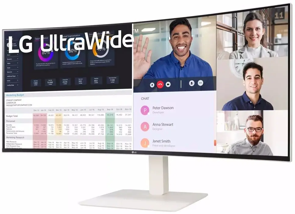 Монитор LG UltraWide 38WR85QC-W (White)