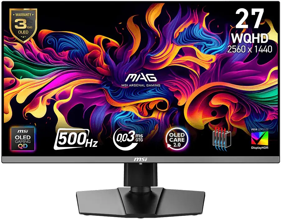 Monitor MSI MAG 272QP QD-OLED X50 (Black)