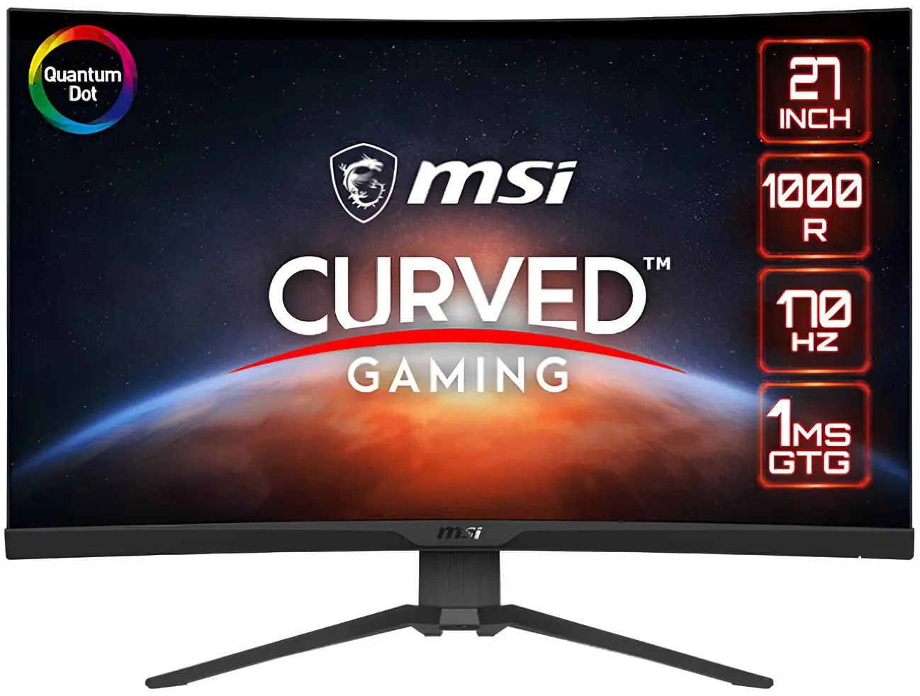 Монитор MSI MAG 275CQRF-QD (Black)
