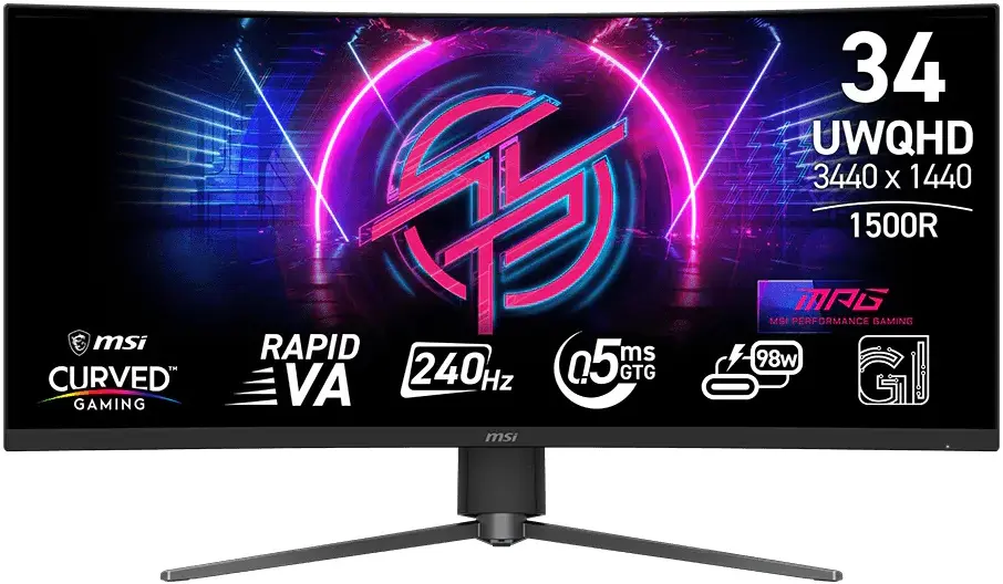 Монитор MSI MPG 346CQRF X24 (Black)