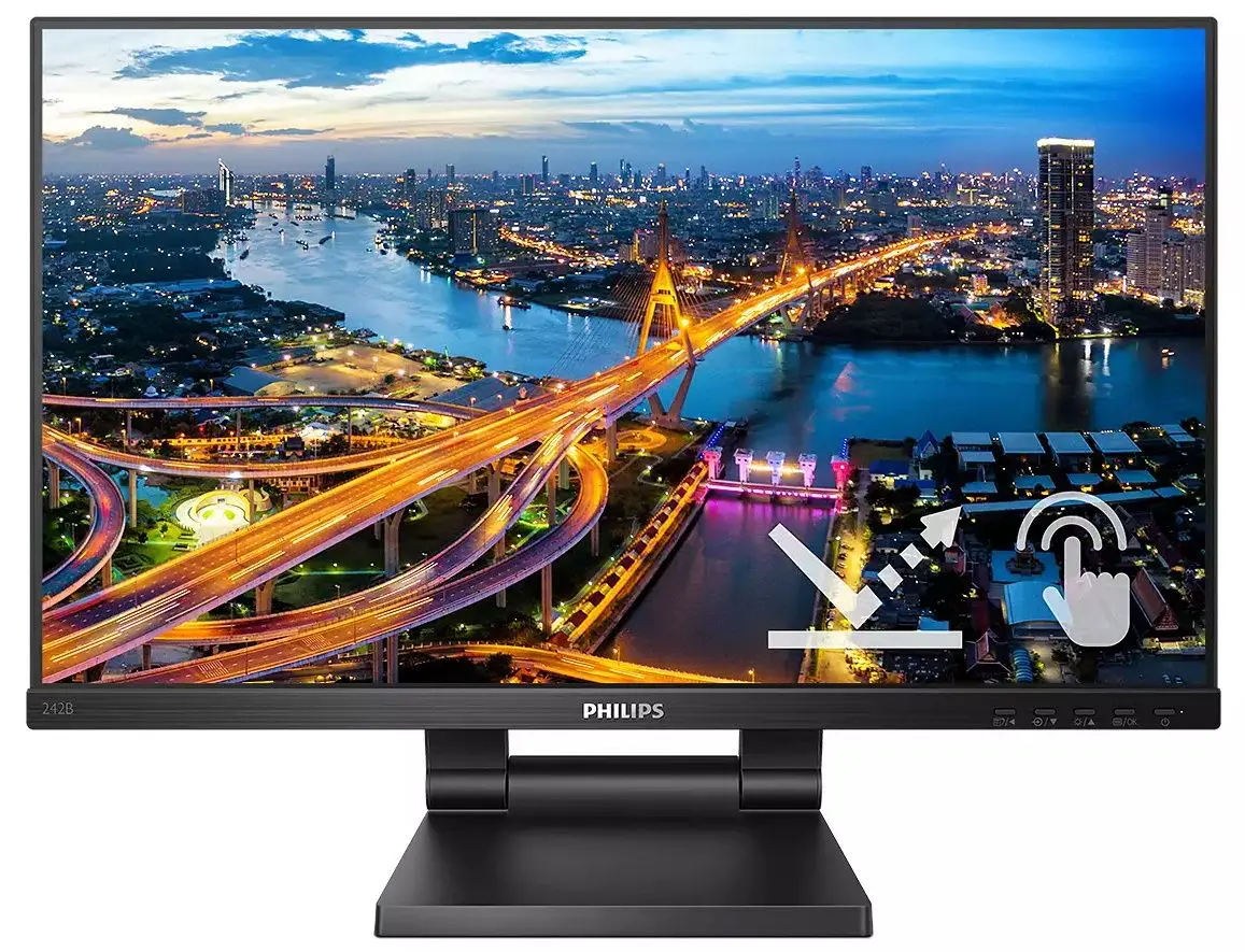 Monitor Philips 23.8'' 242B1TC/01 (Black)
