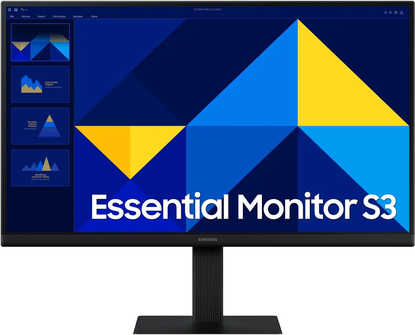 Monitor Samsung Essential S3 LS22D300GAIXCI (Black)