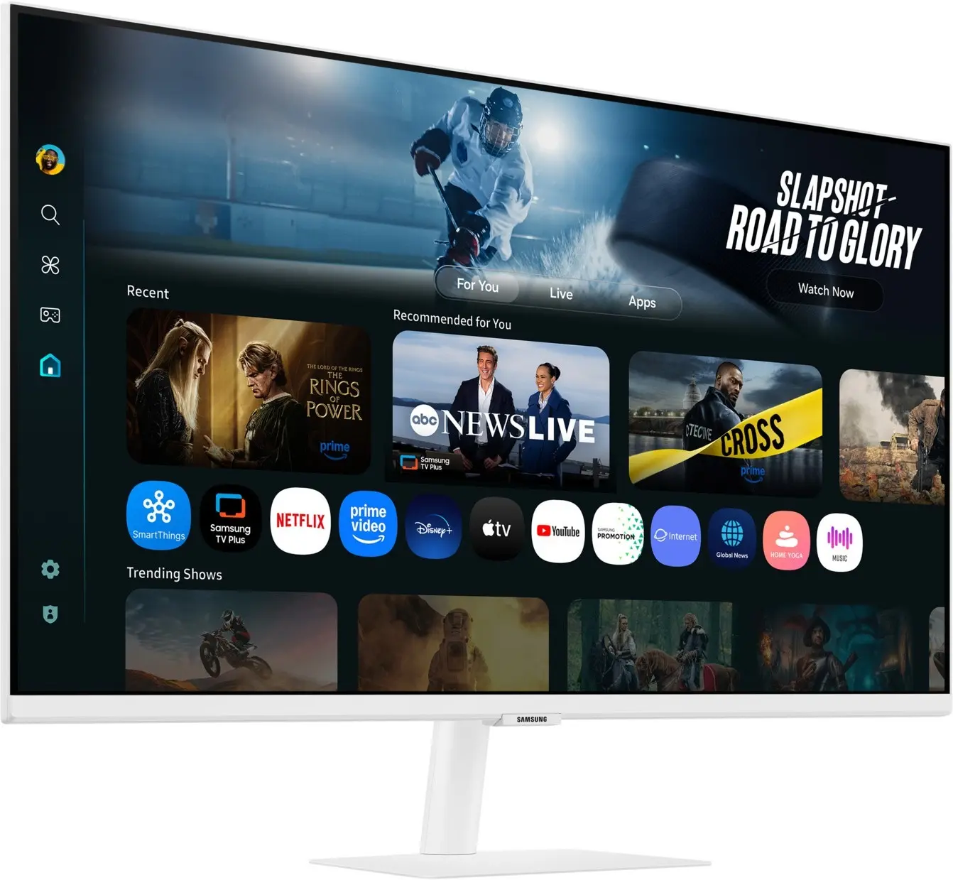 Monitor Samsung M70F LS32FM703UZXUA (White) - 2