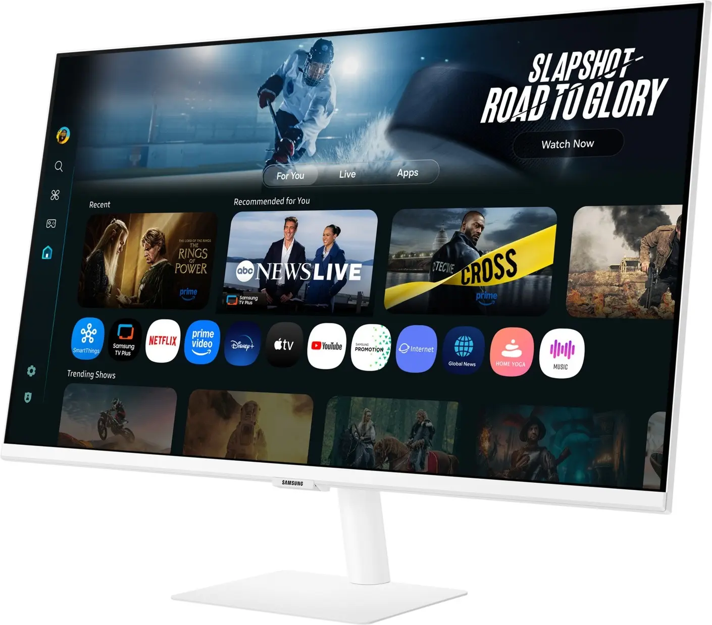 Monitor Samsung M70F LS32FM703UZXUA (White) - 3