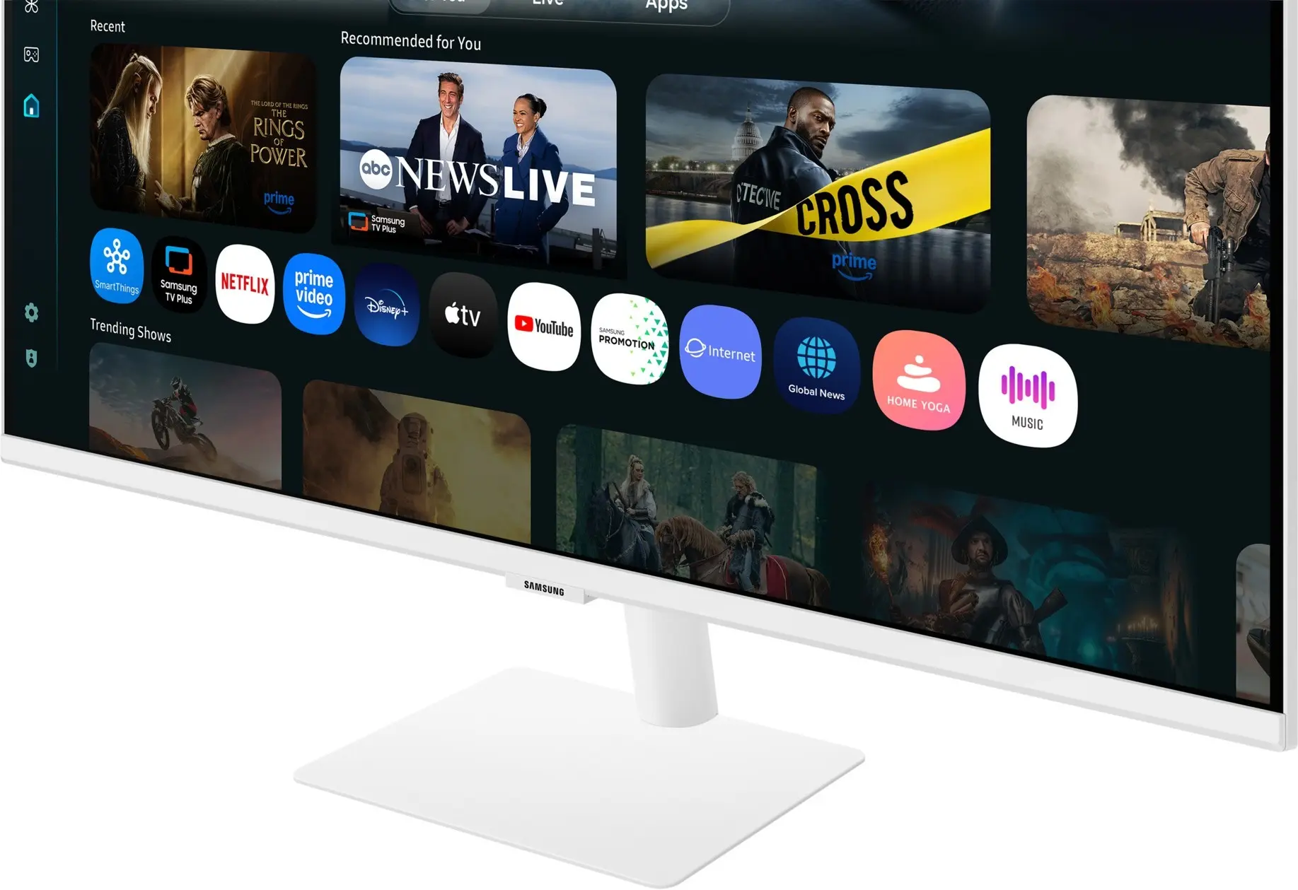 Monitor Samsung M70F LS32FM703UZXUA (White) - 5