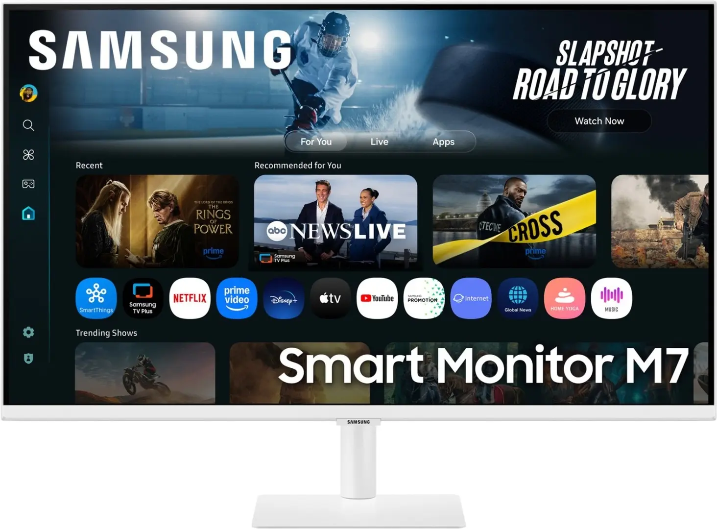 Monitor Samsung M70F LS32FM703UZXUA (White)