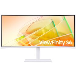 Monitor Samsung ViewFinity S6 LS34C650TAUXEN (White)