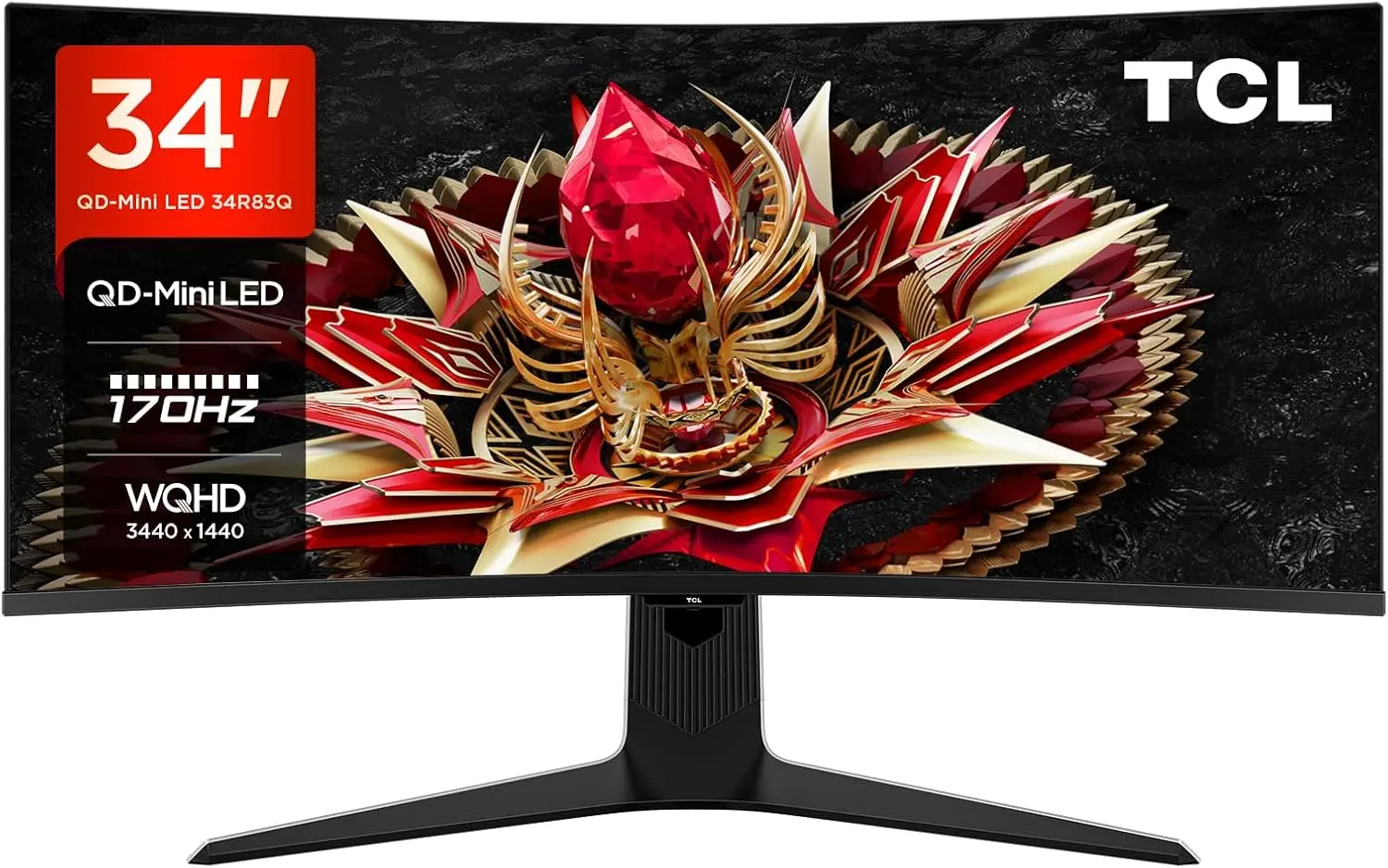 Монитор TCL 34R83Q (White/Black)