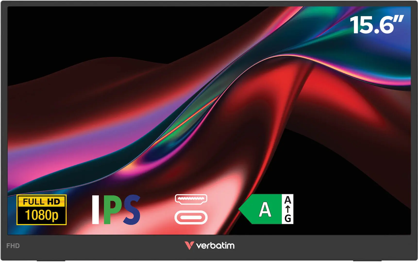 Monitor portabil Verbatim Light 32401 (Black)