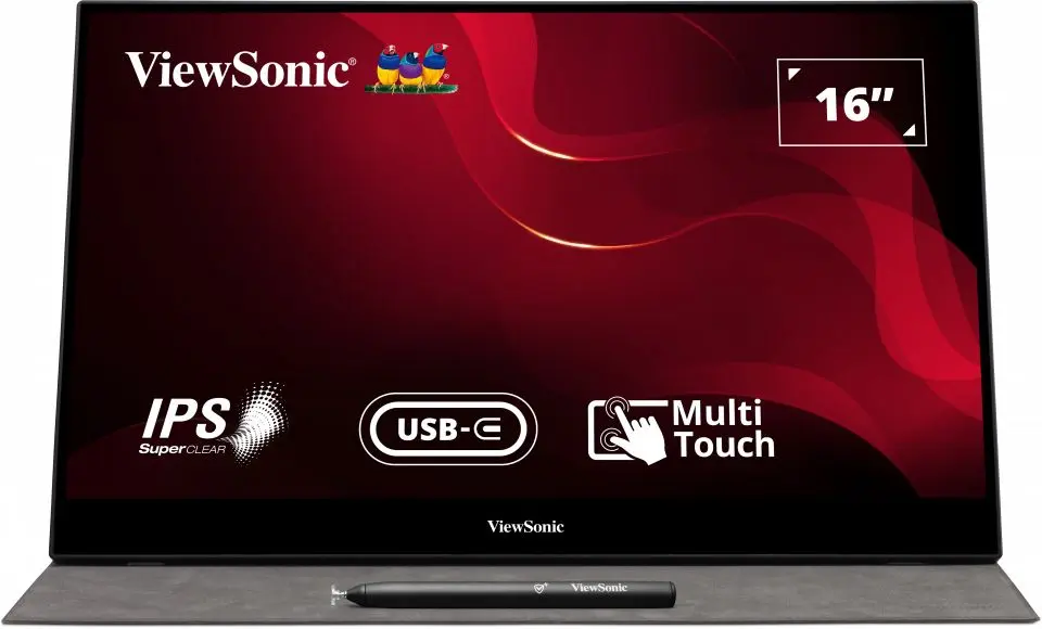 Портативный монитор Viewsonic TD1655 (Silver)