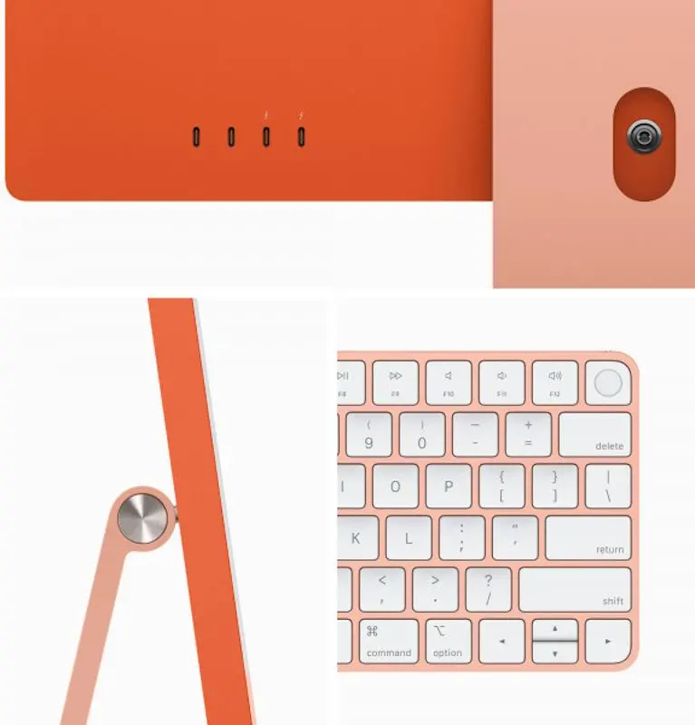 Моноблок Apple iMac A2873 Apple M3 16GB/1TB SSD (Orange) - 2