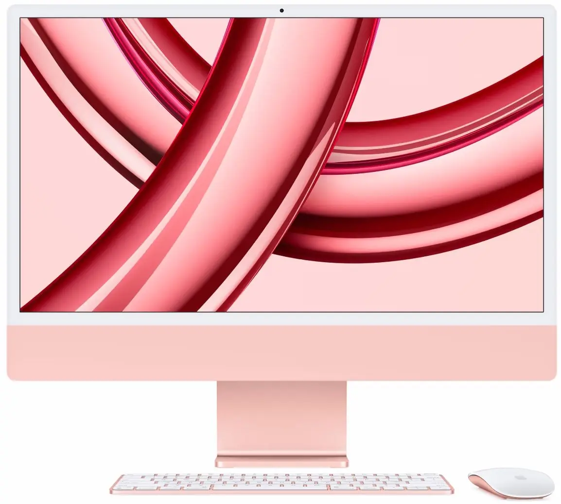 Моноблок Apple iMac A2873 MQRU3RU/A Apple M3 8GB/512GB SSD (Pink)